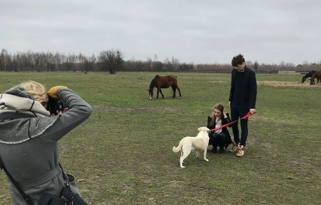 Sesja fotograficzna w schronisku w Korabiewicach